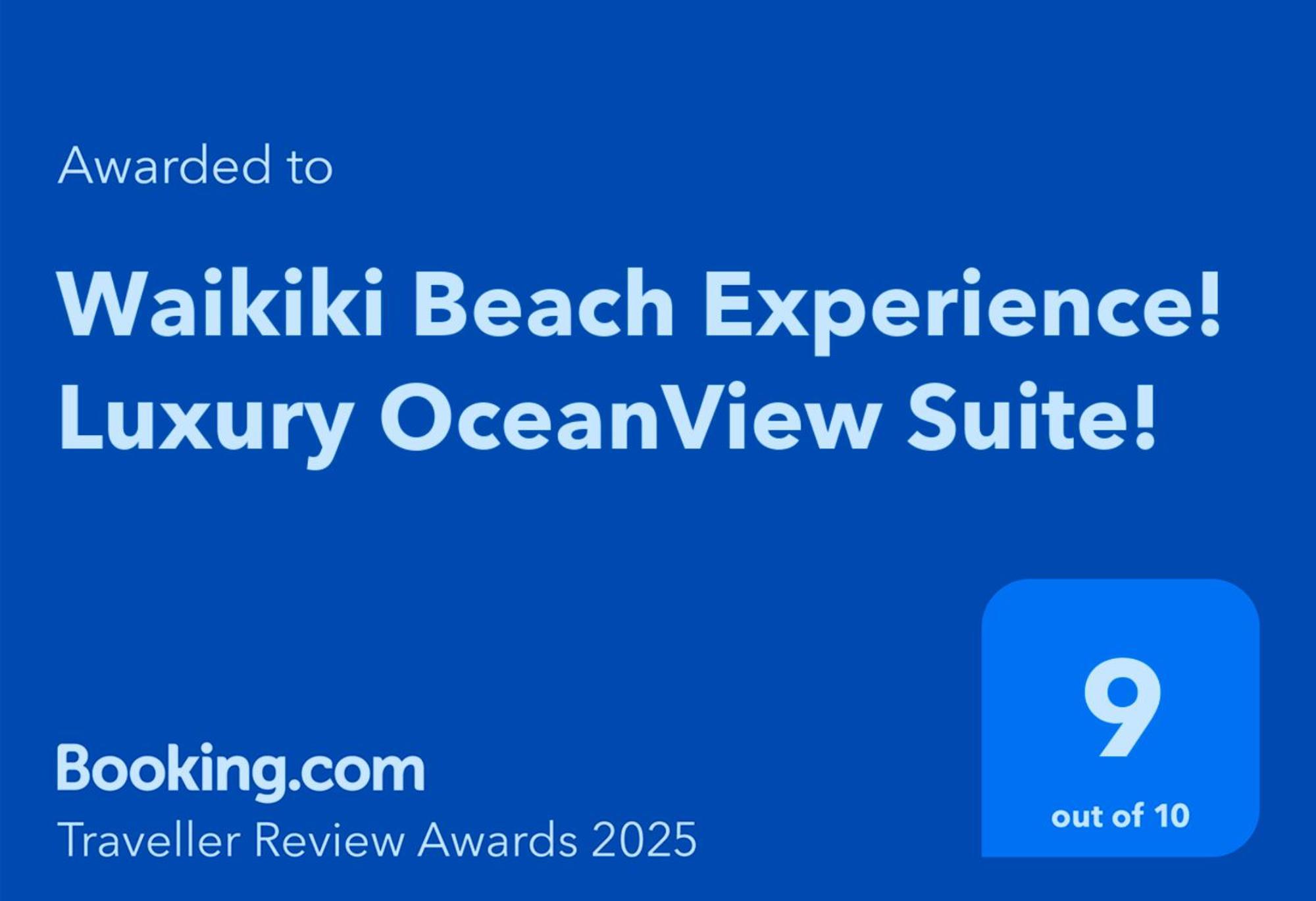 Waikiki Beach Experience! Luxury Oceanview Suite! ホノルル エクステリア 写真
